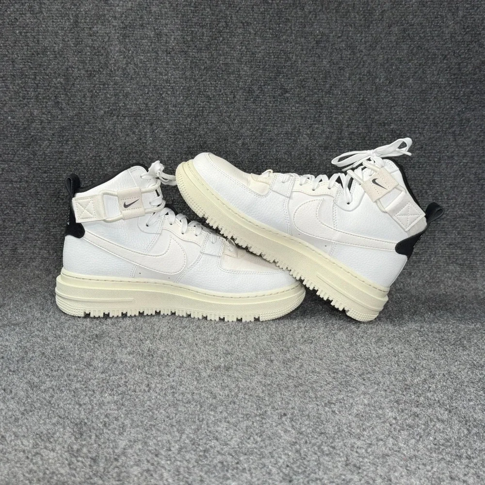 Nike Air Force 1 High Utility 2.0 Shoes Women 9 Summit White Black Retro Leather